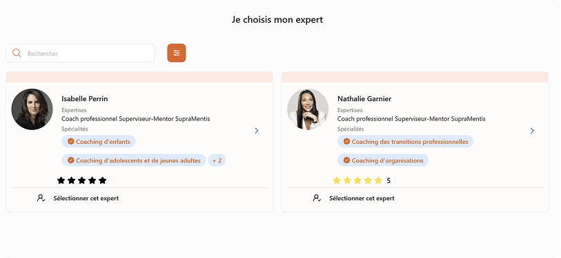 Recherche de superviseur-mentor
